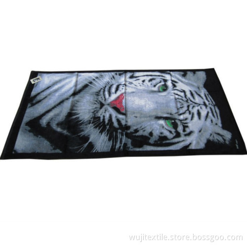 SGS Microfiber Printed Bath Towel Beach Towel (WJ-B1021)